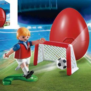 JUGADOR DE FUTBOL CON PORTERIA 4947  PLAYMOBIL