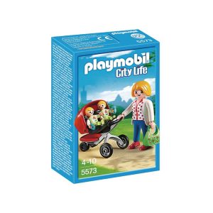 MAMÁ CON CARRITO DE GEMELOS  5573  PLAYMOBIL