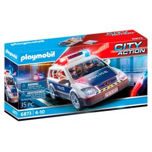 COCHE POLICÍA C/LUCES Y SONIDO 6873 PLAYMOBIL