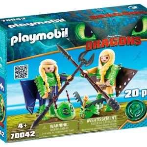 CHUSCO Y BRUSCA CON TRAJE VOLADOR 70042 PLAYMOBIL