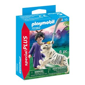 LUCHADORA ASIÁTICA CON TIGRE 70382 PLAYMOBIL