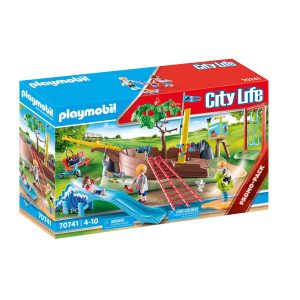 PARQUE DE AVENTURAS CON BARCO NAUFRAGADO 70741 PLAYMOBIL