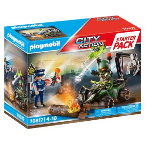 STARTER PACK POLICÍA: ENTRENAMIENTO 70817 PLAYMOBIL