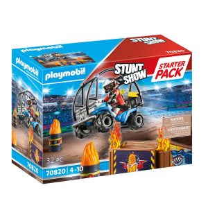 STARTER PACK STUNTSHOW QUAD RAMPA DE FUEGO 70820 PLAYMOBIL