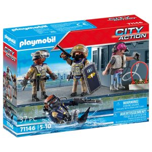 SET DE FIGURAS FUERZAS ESPECIALES 71146 PLAYMOBIL