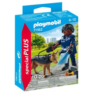 POLICÍA CON PERRO ESPECIAL PLUS 71162  PLAYMOBIL