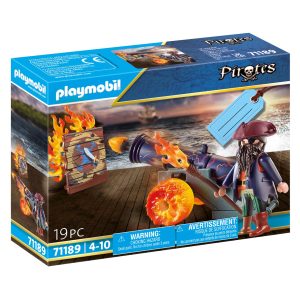 PIRATA CON CAÑÓN PIRATES 71189 PLAYMOBIL