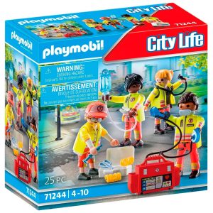 EQUIPO DE RESCATE CITY LIFE 71244 PLAYMOBIL