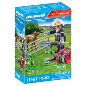 MISIÓN BOMBEROS: RESCATE ANIMAL ACTION 71467 PLAYMOBIL