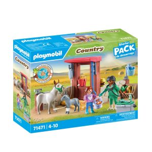 STARTER PACK VETERINARIA DE GRANJA 71471 PLAYMOBIL
