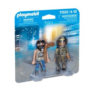 DUO PACK POLICÍA CON LADRÓN 71505 PLAYMOBIL