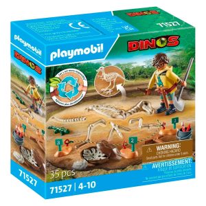EXCAVACIÓN CON ESQUELETO DE DINOSAURIO 71527 PLAYMOBIL