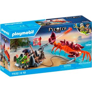 BATALLA CON EL CANGREJO GIGANTE PIRATES 71532 PLAYMOBIL