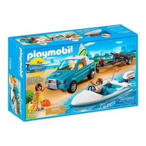 PICK UP CON LANCHA SUMMER FUN 71589 PLAYMOBIL