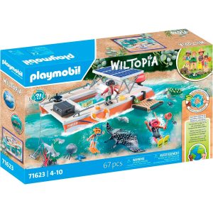 PLATAFORMA ANÁLISIS DEL ARRECIFE WILTOPIA 71623 PLAYMOBIL