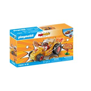 VEHÍCULO RACING PIZZA FUNSTARS 71634 PLAYMOBIL