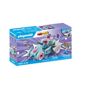 VEHÍCULO RACING UNICORNIO FUNSTARS 71635 PLAYMOBIL