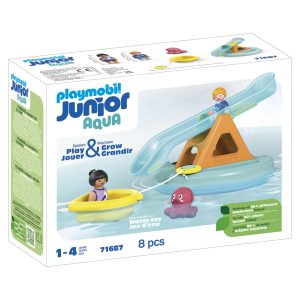 ISLA DE BAÑO CON TOBOGÁN JUNIOR 71687 PLAYMOBIL