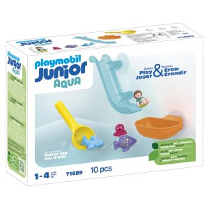 DIVERSIÓN EN LA PESCA CON ANIMALES JUNIOR 71689 PLAYMOBIL