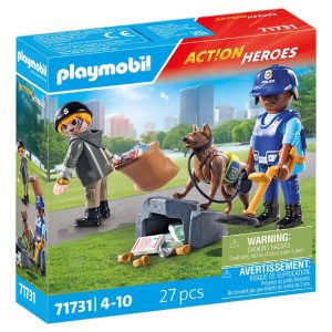 BÚSQUEDA POLICIAL ACTION HEROES 71731 PLAYMOBIL
