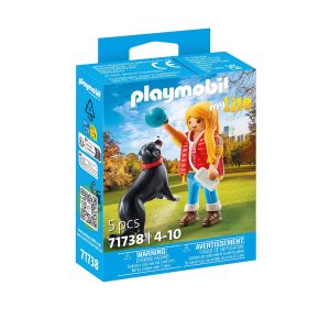 MUJER CON PERRO DE MONTAÑA 71738 PLAYMOBIL