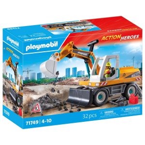 EXCAVADORA GRANDE ACTION HEROES 71749 PLAYMOBIL