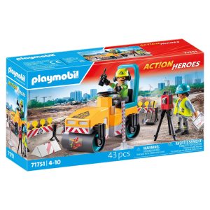 CONSTRUCCIÓN DE CARRETERAS ACTION HEROES 71751 PLAYMOBIL