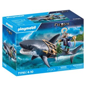 TIBURÓN GIGANTE CON PIRATA 71793 PLAYMOBIL PIRATAS