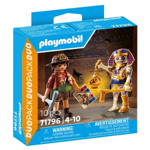CAZADOR DE TESORO Y MOMIA DUO PACK 71796 PLAYMOBIL