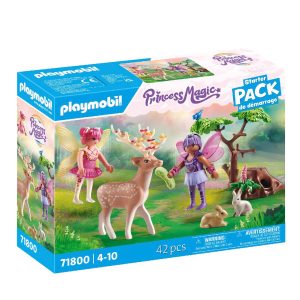STARTER PACK HADAS CON ANIMALES DEL BOSQUE 71800 PLAYMOBIL