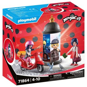 MIRACULOUS: PASEO EN SCOOTER POR PARÍS 71864 PLAYMOBIL