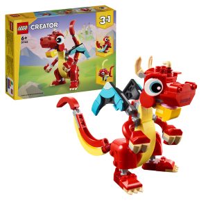 DRAGÓN ROJO 3 EN 1 LEGO CREATOR 31145 LEGO