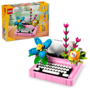 MÁQUINA DE ESCRIBIR CON FLORES 31169 LEGO CREATOR