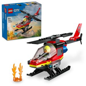 HELICÓPTERO DE RESCATE DE BOMBEROS LEGO CITY 60411 LEGO