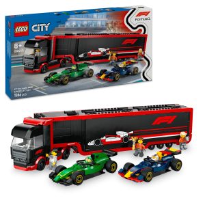 CAMIÓN F1 CON COHES DE F1 RB20 Y AMR24 60445 LEGO CITY