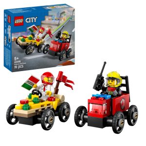 PACK COCHES: PIZZA VS. CAMIÓN DE BOMBEROS 60458 LEGO CITY