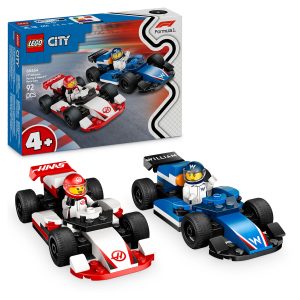 COCHES DE F1 WILLIAMS RACING Y HAAS F1 60464 LEGO CITY