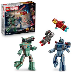 IRON MAN Y MÁQUINA GUERRA VS. DRONES HAMMER 76320 LEGO
