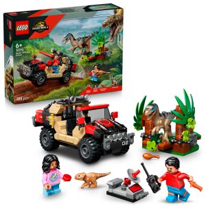 HUIDA TODOTERRENO Y RAPTOR JURASSIC WORLD 76972 LEGO